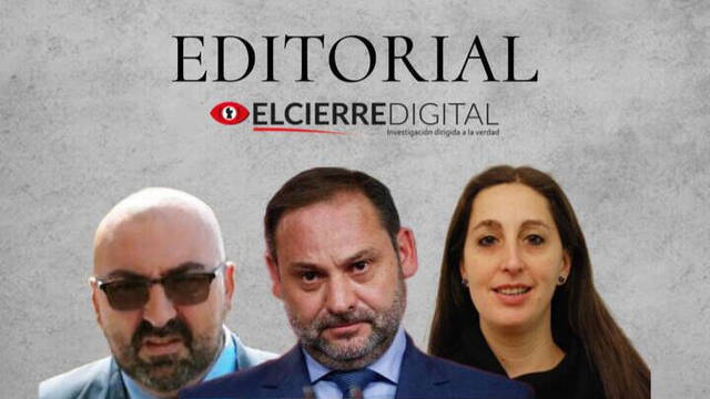 Editorial de El Cierre Digital en respuesta a la detención de dos miembros del 'clan Ábalos' cuyos negocios destapó este medio.