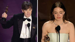 Los protagonistas de los Oscar: Del furor por Cillian Murphy a la segunda estatuilla de Emma Stone a sus 35 años