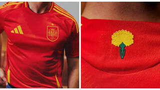 Polémica camiseta Selección Española para Eurocopa: De un clavel o 'la rosa del PSOE' a los símbolos del Atleti