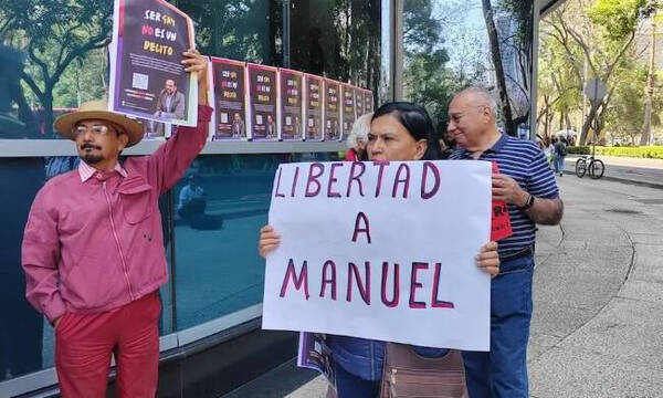 Imagen de las movilizaciones pidiendo la libertad de Manuel Guerrero