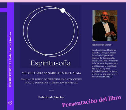 Cartel de presentación del nuevo libro de Federico de Sánchez