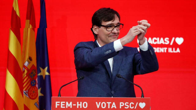 El PSC gana las elecciones catalanas y podría formar Gobierno con ERC y Comuns Sumar